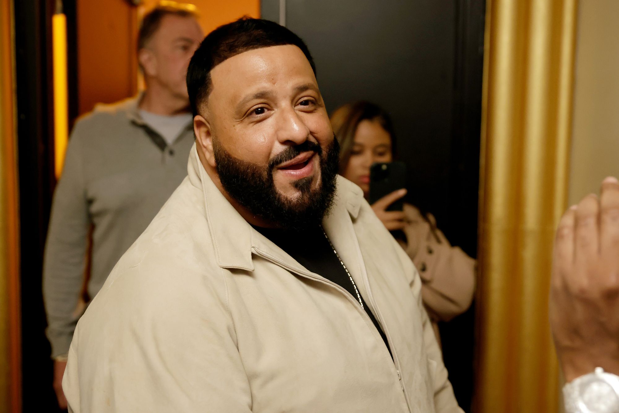 DJ Khaled Announces Return To Def Jam At Miami Press Event LEVEL Man   GettyImages 1462714308 