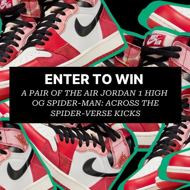 How You Can Win an Pair of 'Spider-Verse' Air Jordans - LEVEL Man